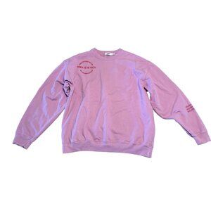 Mayfair the Label Power To The Youth Lilac Crewneck Sweatshirt Women's One Size